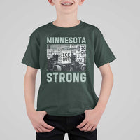 Minnesota Resist Anti ICE Immigration Protest T Shirt For Kid Streets Of Minneapolis Right Now Ice Out