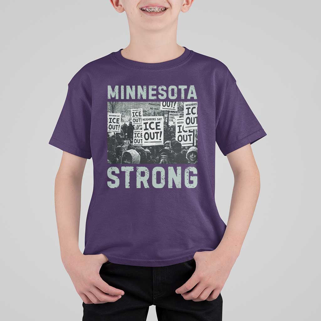 Minnesota Resist Anti ICE Immigration Protest T Shirt For Kid Streets Of Minneapolis Right Now Ice Out
