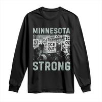 Minnesota Resist Anti ICE Immigration Protest Long Sleeve Shirt Streets Of Minneapolis Right Now Ice Out