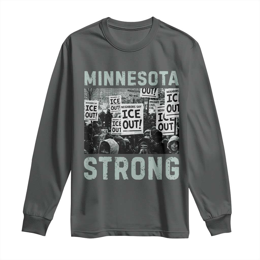 Minnesota Resist Anti ICE Immigration Protest Long Sleeve Shirt Streets Of Minneapolis Right Now Ice Out