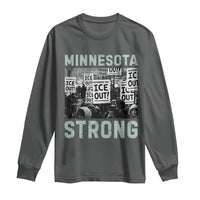 Minnesota Resist Anti ICE Immigration Protest Long Sleeve Shirt Streets Of Minneapolis Right Now Ice Out
