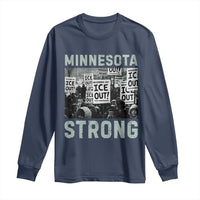 Minnesota Resist Anti ICE Immigration Protest Long Sleeve Shirt Streets Of Minneapolis Right Now Ice Out