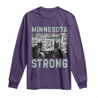 Minnesota Resist Anti ICE Immigration Protest Long Sleeve Shirt Streets Of Minneapolis Right Now Ice Out