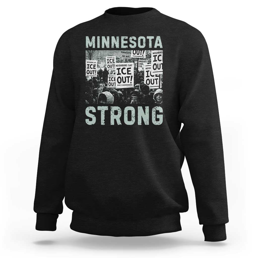 Minnesota Resist Anti ICE Immigration Protest Sweatshirt Streets Of Minneapolis Right Now Ice Out
