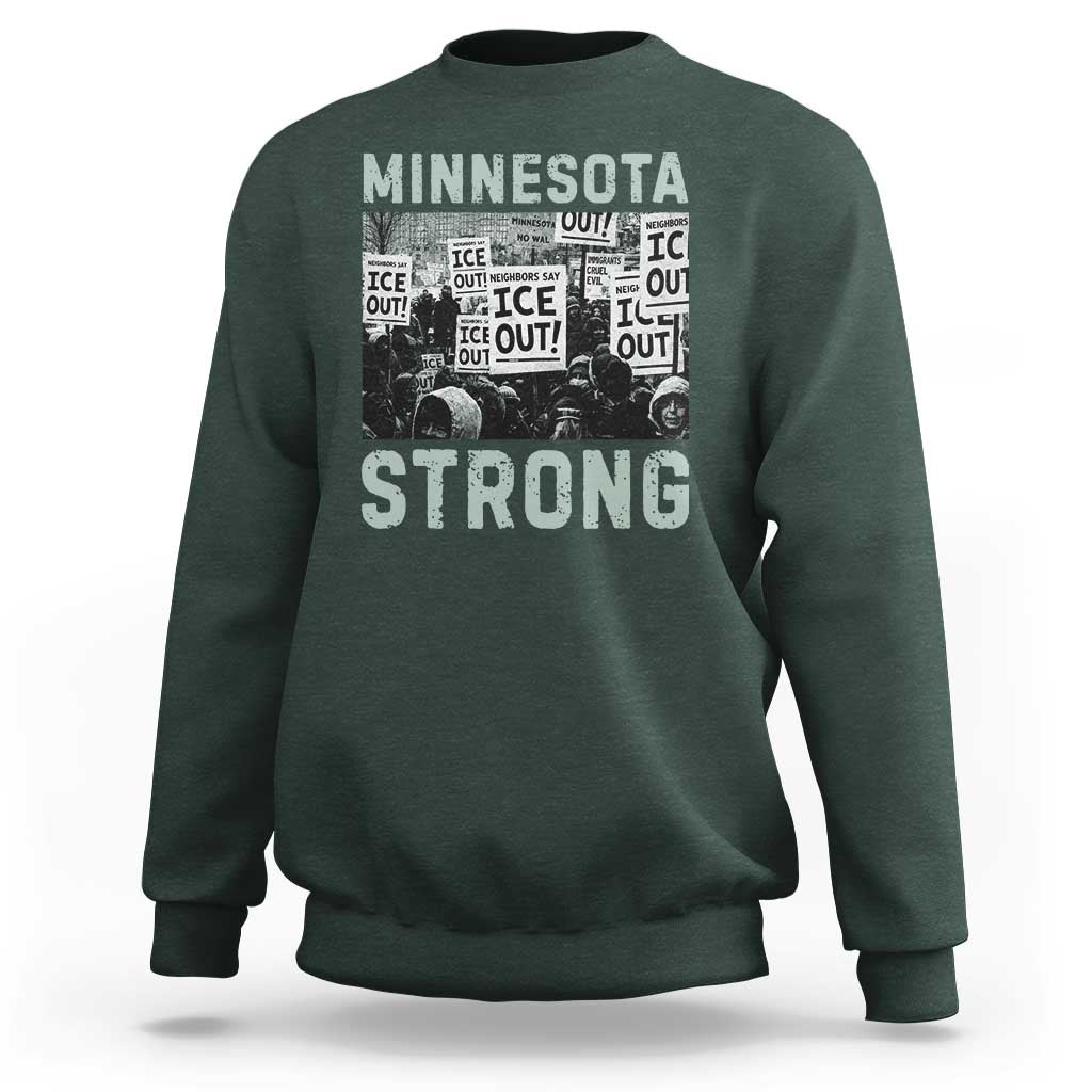Minnesota Resist Anti ICE Immigration Protest Sweatshirt Streets Of Minneapolis Right Now Ice Out