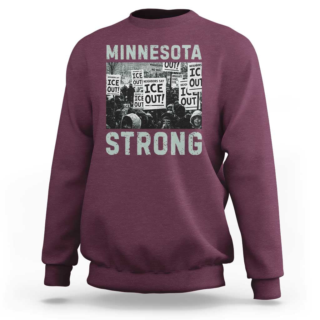 Minnesota Resist Anti ICE Immigration Protest Sweatshirt Streets Of Minneapolis Right Now Ice Out