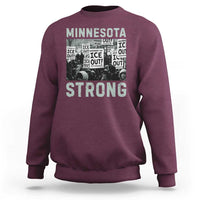 Minnesota Resist Anti ICE Immigration Protest Sweatshirt Streets Of Minneapolis Right Now Ice Out
