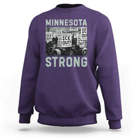Minnesota Resist Anti ICE Immigration Protest Sweatshirt Streets Of Minneapolis Right Now Ice Out