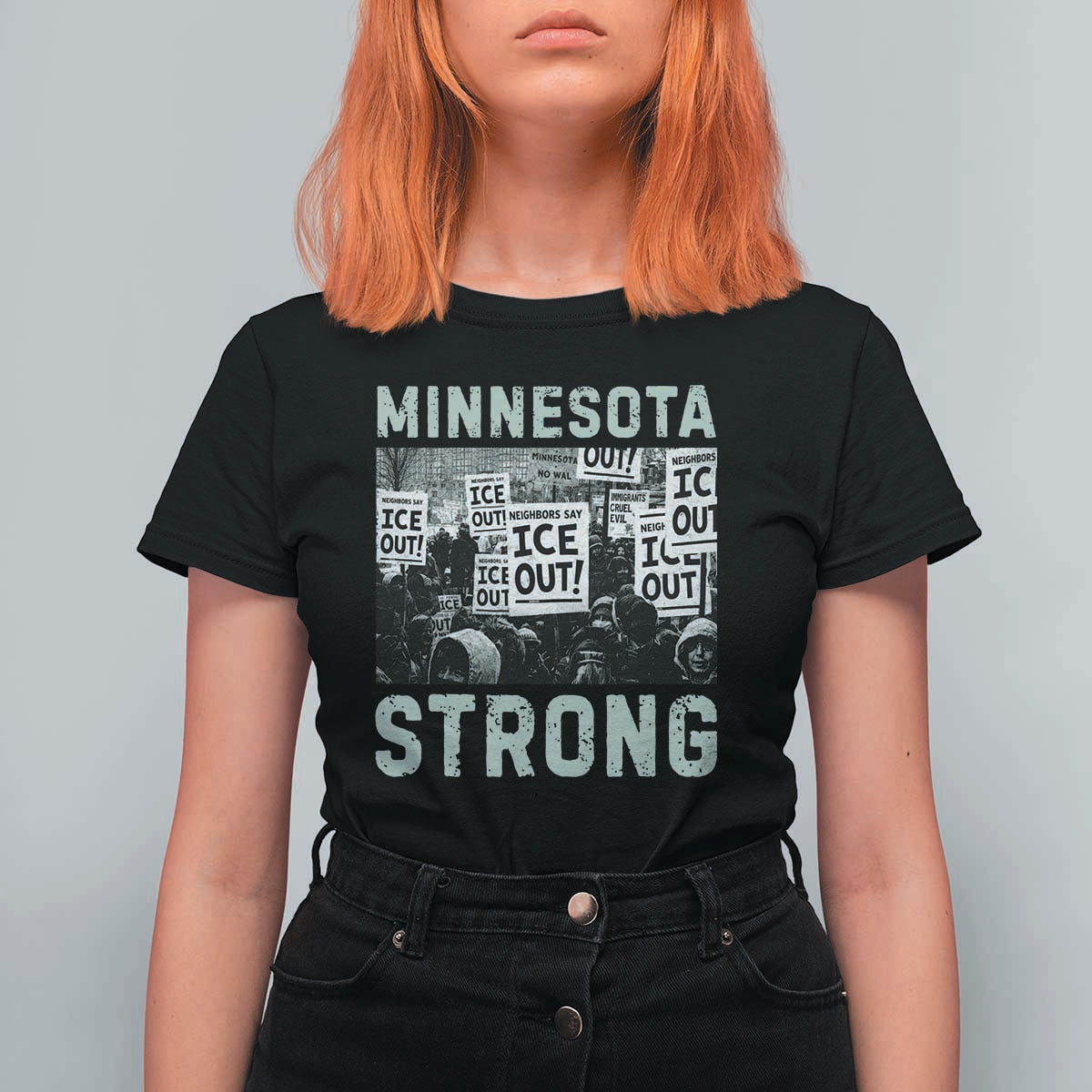 Minnesota Resist Anti ICE Immigration Protest T Shirt For Women Streets Of Minneapolis Right Now Ice Out