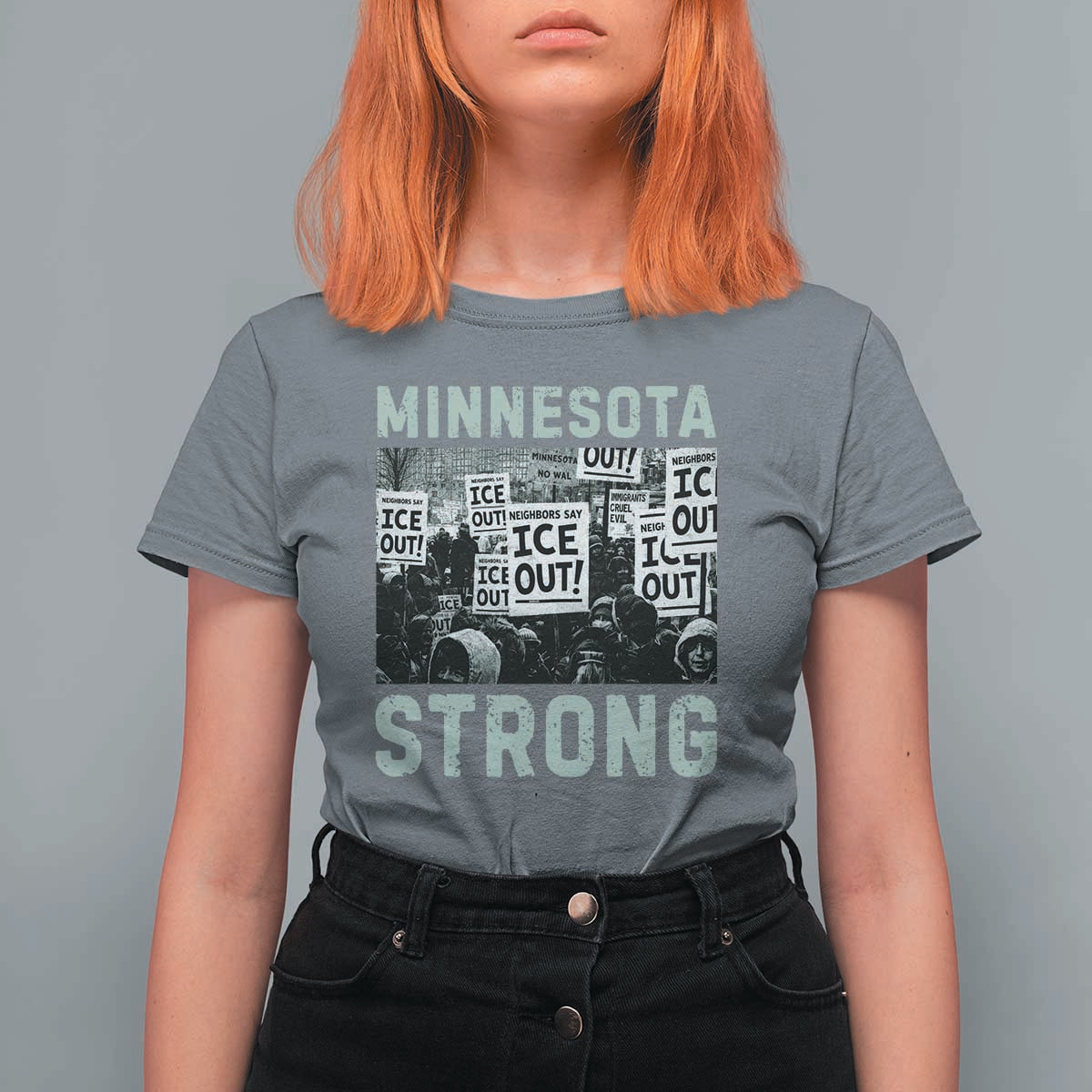Minnesota Resist Anti ICE Immigration Protest T Shirt For Women Streets Of Minneapolis Right Now Ice Out