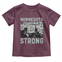 Minnesota Resist Anti ICE Immigration Protest Toddler T Shirt Streets Of Minneapolis Right Now Ice Out