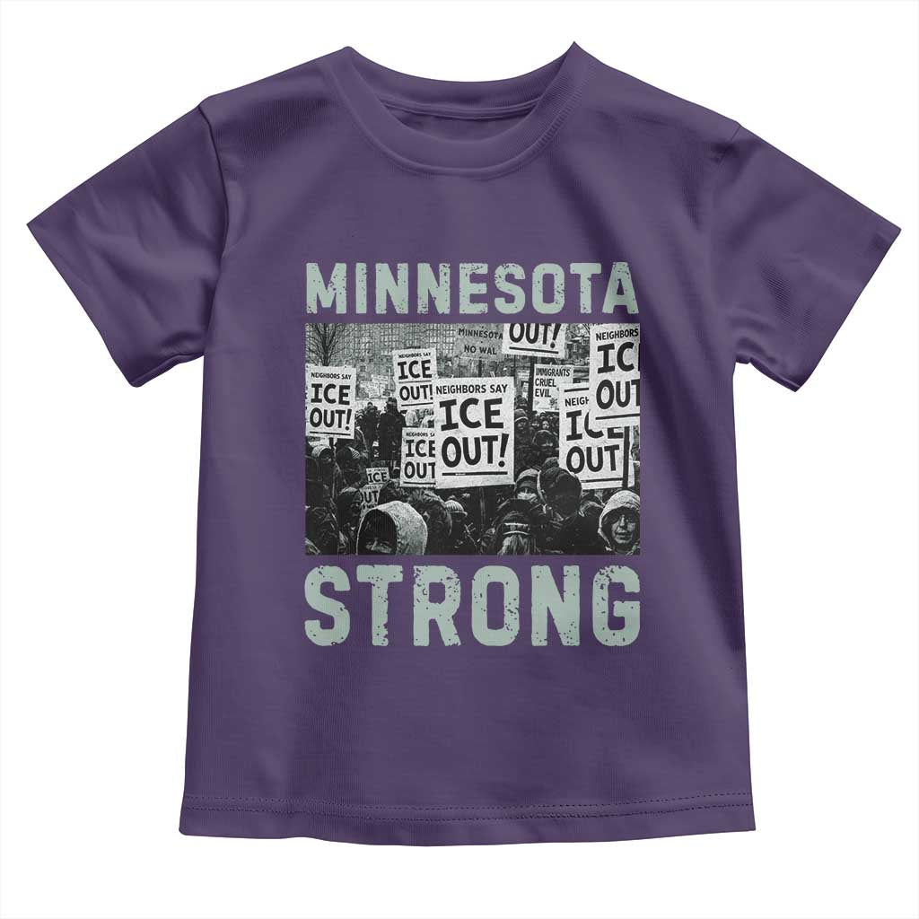 Minnesota Resist Anti ICE Immigration Protest Toddler T Shirt Streets Of Minneapolis Right Now Ice Out