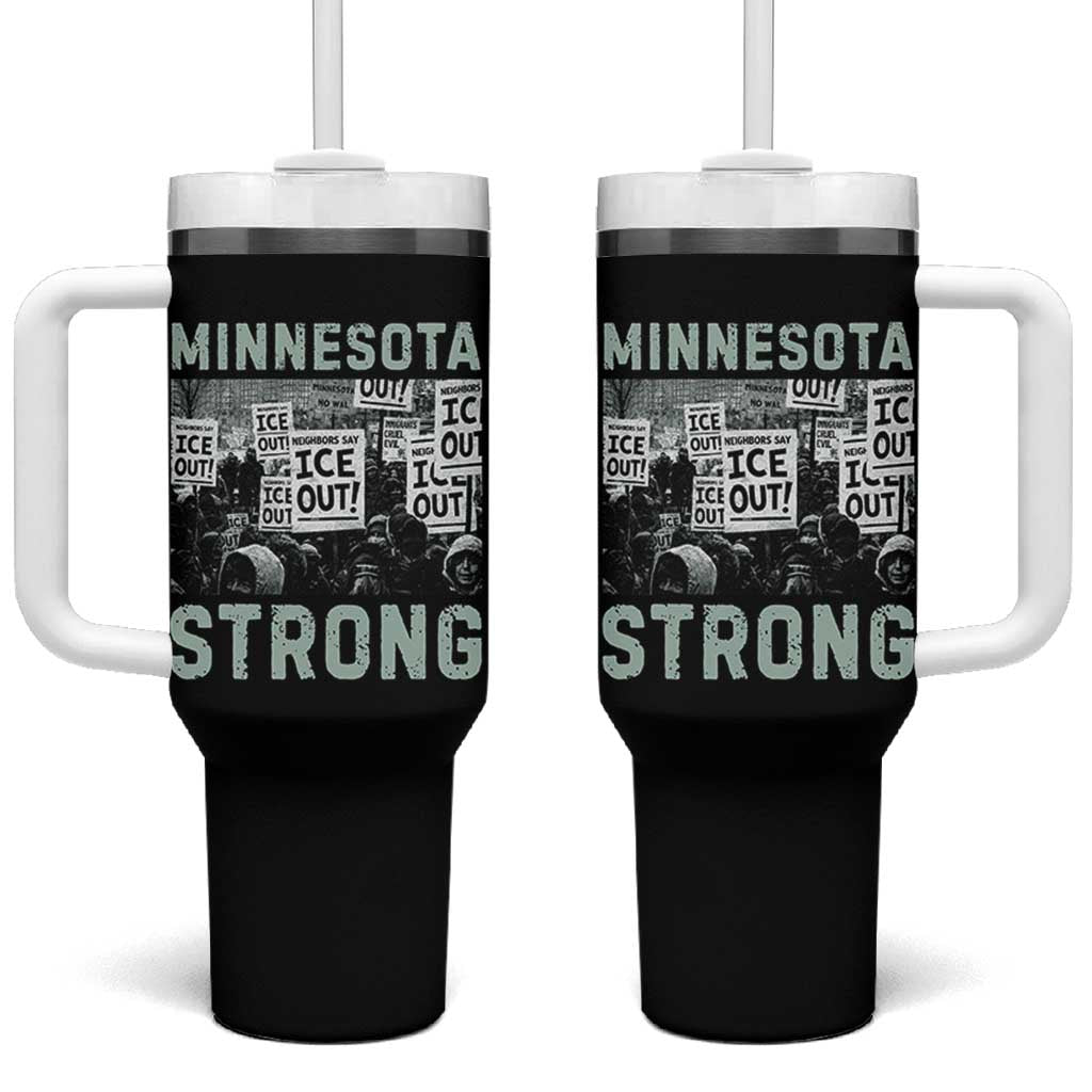 Minnesota Resist Anti ICE Immigration Protest Tumbler With Handle Streets Of Minneapolis Right Now Ice Out