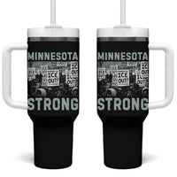 Minnesota Resist Anti ICE Immigration Protest Tumbler With Handle Streets Of Minneapolis Right Now Ice Out