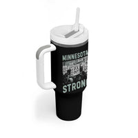 Minnesota Resist Anti ICE Immigration Protest Tumbler With Handle Streets Of Minneapolis Right Now Ice Out