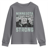 Minnesota Resist Anti ICE Immigration Protest Youth Sweatshirt Streets Of Minneapolis Right Now Ice Out