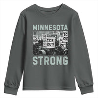 Minnesota Resist Anti ICE Immigration Protest Youth Sweatshirt Streets Of Minneapolis Right Now Ice Out