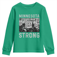 Minnesota Resist Anti ICE Immigration Protest Youth Sweatshirt Streets Of Minneapolis Right Now Ice Out