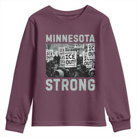 Minnesota Resist Anti ICE Immigration Protest Youth Sweatshirt Streets Of Minneapolis Right Now Ice Out