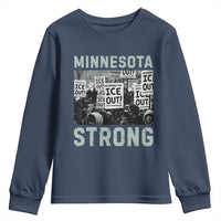 Minnesota Resist Anti ICE Immigration Protest Youth Sweatshirt Streets Of Minneapolis Right Now Ice Out