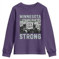 Minnesota Resist Anti ICE Immigration Protest Youth Sweatshirt Streets Of Minneapolis Right Now Ice Out