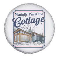 Mentally I'm at the Cottage Spare Tire Cover Funny Hockey Romance
