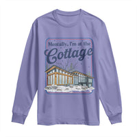 Mentally I'm at the Cottage Long Sleeve Shirt Funny Hockey Romance