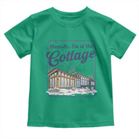 Mentally I'm at the Cottage Toddler T Shirt Funny Hockey Romance
