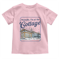 Mentally I'm at the Cottage Toddler T Shirt Funny Hockey Romance