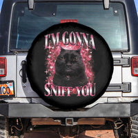 I'm Gonna Sniff You Spare Tire Cover Funny Black Cat Meme