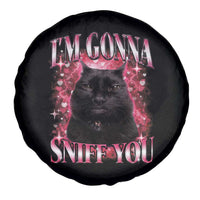 I'm Gonna Sniff You Spare Tire Cover Funny Black Cat Meme