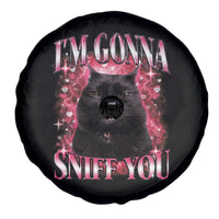 I'm Gonna Sniff You Spare Tire Cover Funny Black Cat Meme