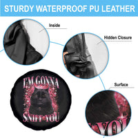 I'm Gonna Sniff You Spare Tire Cover Funny Black Cat Meme