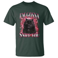 I'm Gonna Sniff You T Shirt Funny Black Cat Meme