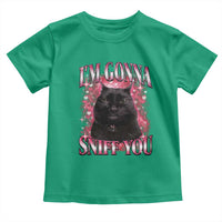 I'm Gonna Sniff You Toddler T Shirt Funny Black Cat Meme