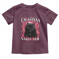 I'm Gonna Sniff You Toddler T Shirt Funny Black Cat Meme