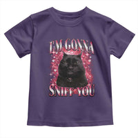 I'm Gonna Sniff You Toddler T Shirt Funny Black Cat Meme
