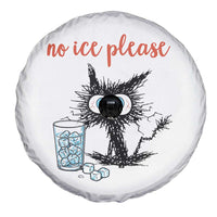 No Ice Please Spare Tire Cover Funny Black Cat Sarcastic Abolish ICE Meme