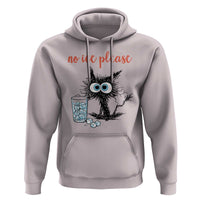 No Ice Please Hoodie Funny Black Cat Sarcastic Abolish ICE Meme