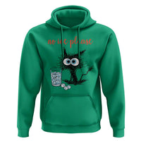 No Ice Please Hoodie Funny Black Cat Sarcastic Abolish ICE Meme