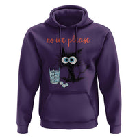 No Ice Please Hoodie Funny Black Cat Sarcastic Abolish ICE Meme