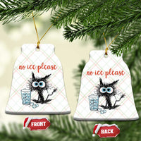 No Ice Please Ceramic Ornament Funny Black Cat Sarcastic Abolish ICE Meme