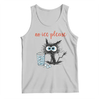 No Ice Please Tank Top Funny Black Cat Sarcastic Abolish ICE Meme