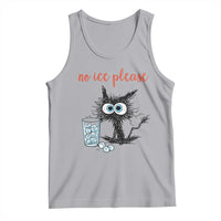 No Ice Please Tank Top Funny Black Cat Sarcastic Abolish ICE Meme
