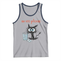 No Ice Please Tank Top Funny Black Cat Sarcastic Abolish ICE Meme