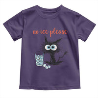 No Ice Please Toddler T Shirt Funny Black Cat Sarcastic Abolish ICE Meme