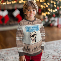 Fight Ignorance Not Immigrants Ugly Christmas Sweater Antiracist Human Rights Political Protest Anti ICE