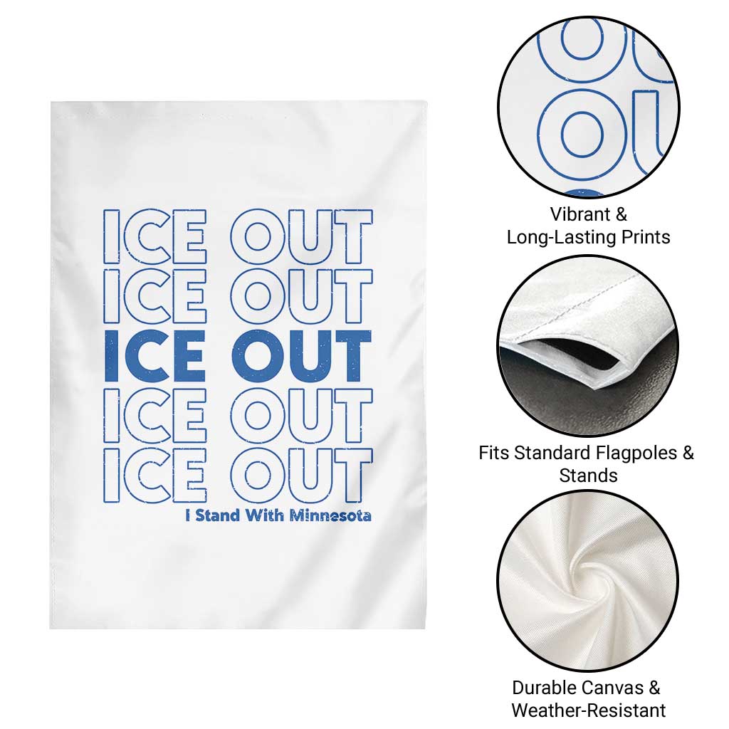 ICE Out Garden Flag I Stand With Minnesota Minneapolis Anti ICE