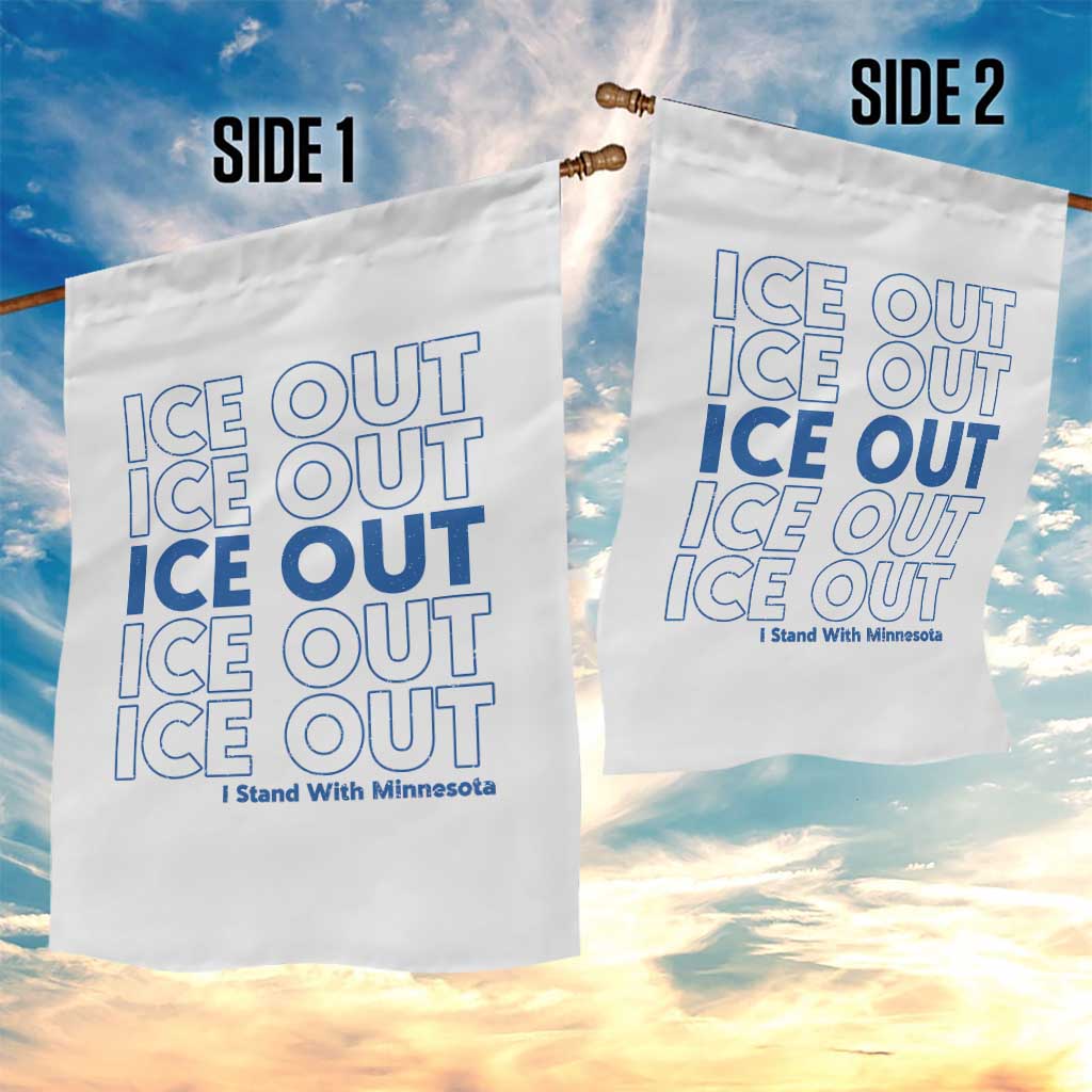 ICE Out Garden Flag I Stand With Minnesota Minneapolis Anti ICE