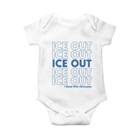 ICE Out Baby Onesie I Stand With Minnesota Minneapolis Anti ICE